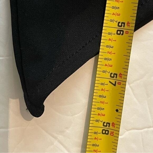 Vintage Arianna Rachel Kaye Black Silver Party Asymmetrical Midi Dress Size 12 - Picture 11 of 12